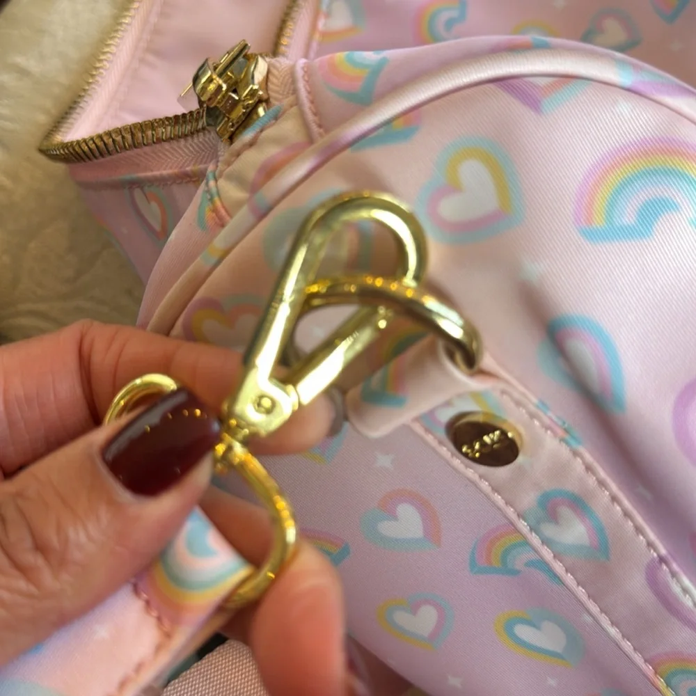 Stoney clover lane x Barbie rainbow and hearts duffle bag - Picture 11 of 14